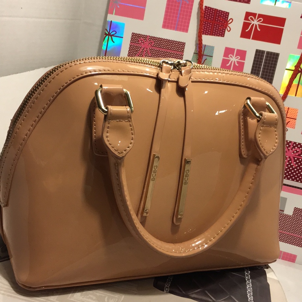 Gently Used BCBG Paris Beige/Cream Sachel Handbag